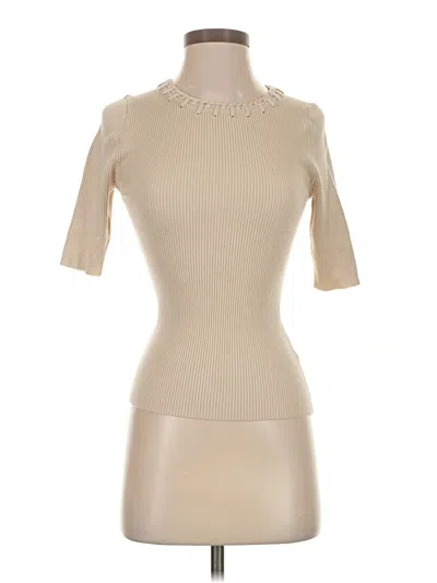 Camila Coelho Cardigan Sweater In Tan