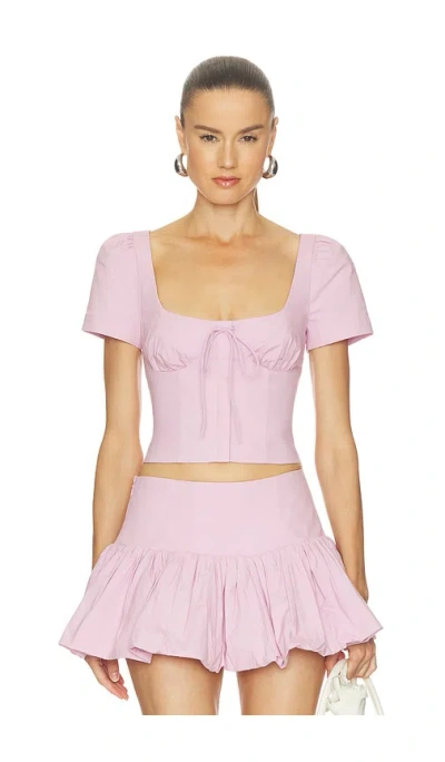 Camila Coelho Cari Top In Pink