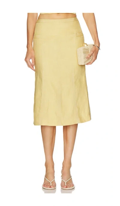 Camila Coelho Cassia Midi Skirt In Multi