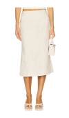 Camila Coelho Cassia Midi Skirt In White