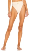 Camila Coelho Catarina High Waist Bottom In Creme