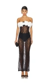 Camila Coelho Delphi Maxi Dress In Black