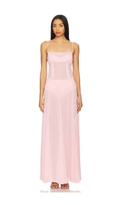 Camila Coelho Dia Maxi Dress In Pink
