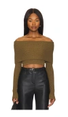Camila Coelho Oberteil Elan In Olive