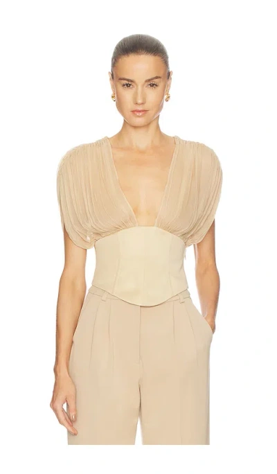 Camila Coelho Elana Top In Neutral