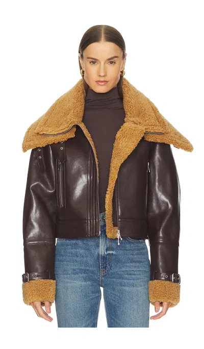 Camila Coelho Elba Jacket In Brown