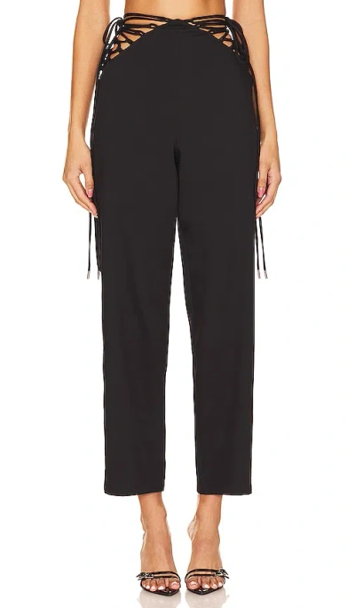 Camila Coelho Emmy Trousers In 黑色