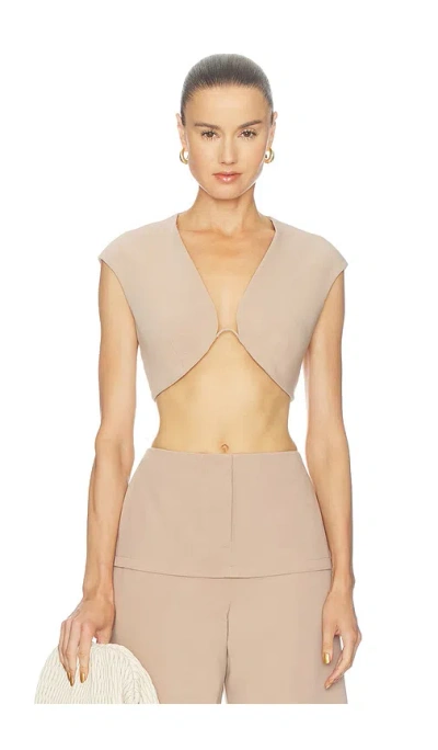 Camila Coelho Eva Top In Neutral