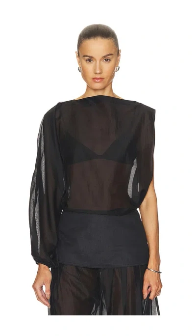 Camila Coelho Evelia Top In Black