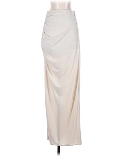 Pre-owned Camila Coelho Formal Skirt In Ivory