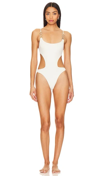 Camila Coelho Giselle One Piece In Ivory