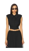 Camila Coelho Gurina Top In Black