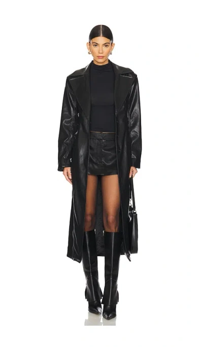 Camila Coelho Inez Coat In Black