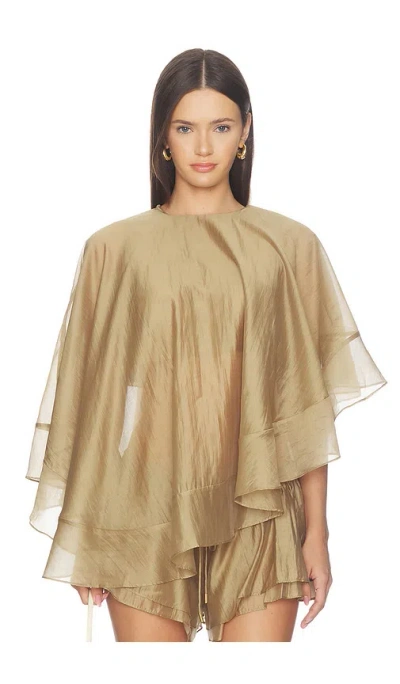 Camila Coelho Iris  トップ In Brown