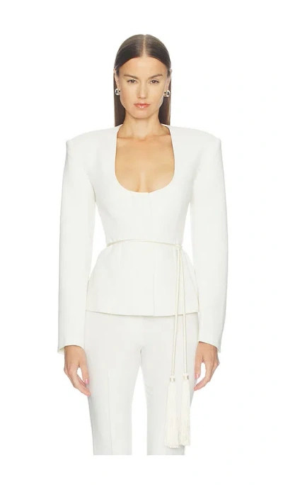Camila Coelho Jaxe Jacket In White