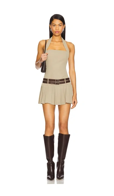 Camila Coelho Jila Mini Dress In Sage