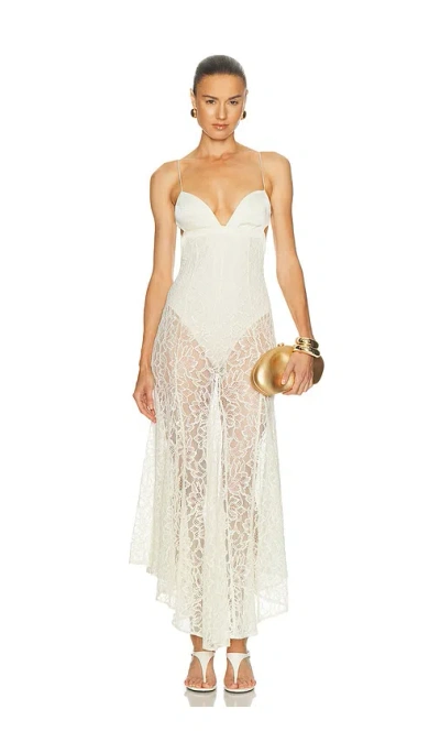 Camila Coelho Katerina Midi Dress In White