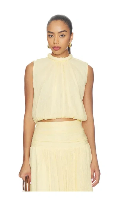 Camila Coelho Leora Top In Yellow