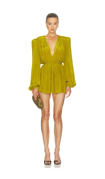 Camila Coelho Lili Mini Dress In Green