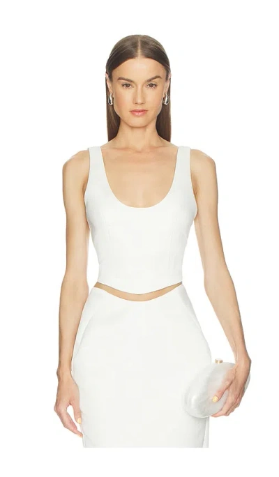 Camila Coelho Lotta Top In White
