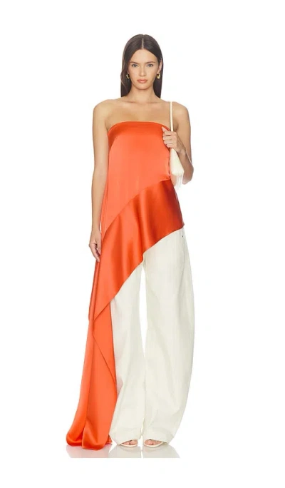 Camila Coelho Luana トップ In Orange