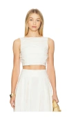 Camila Coelho Maisy Top In White