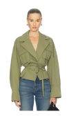 Camila Coelho Mari Jacket In Green