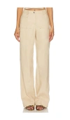 Camila Coelho Matilde Pant In Beige