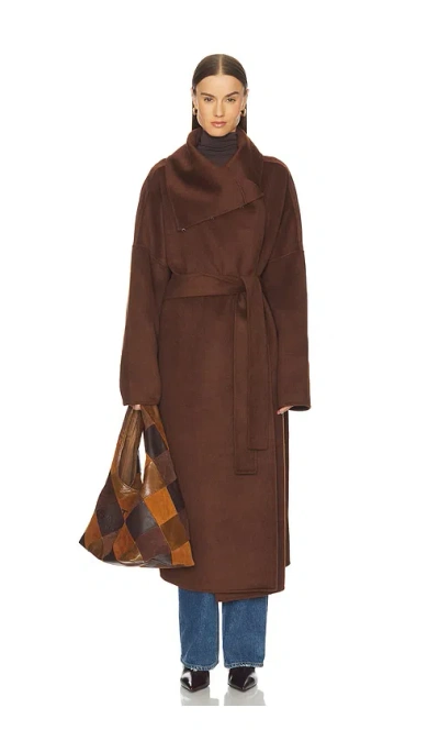 Camila Coelho Mirta Coat In Brown