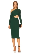 Camila Coelho Nahla Knit Dress In Dark Green