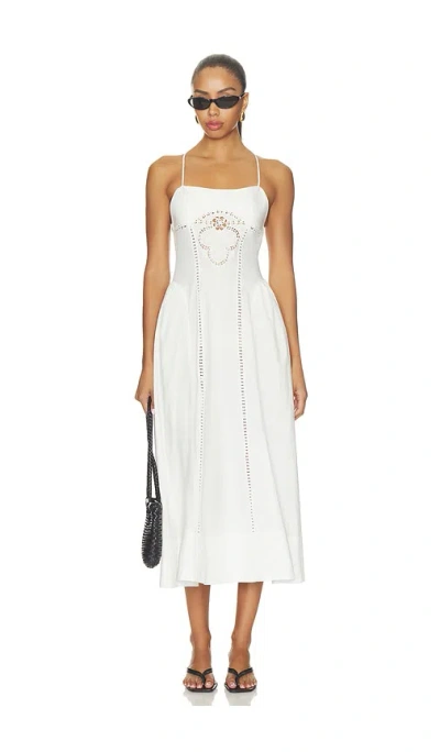 Camila Coelho Nayara Midi Dress In Ivory