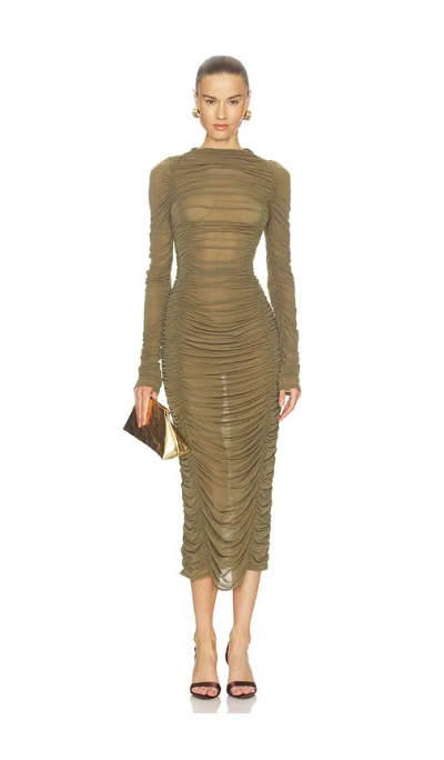 Camila Coelho Nayeli Midi Dress In Green