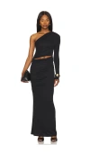 Camila Coelho Nia Gown In 블랙