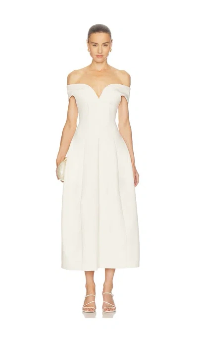 Camila Coelho Nila Midi Dress In White