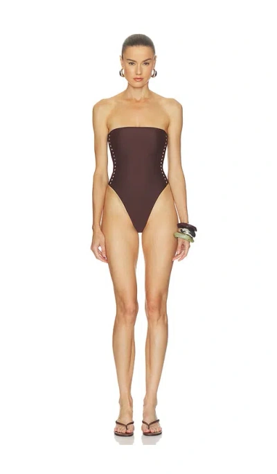 Camila Coelho Noa One Piece In Brown