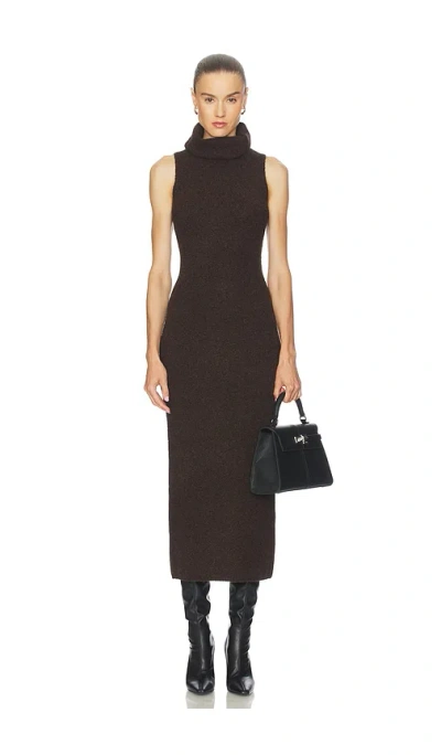 Camila Coelho Noel Maxi Dress In Brown