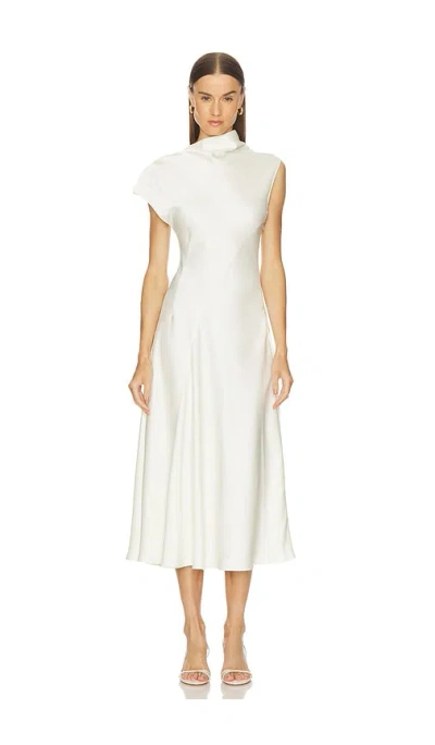 Camila Coelho Ondina Midi Dress In Brown