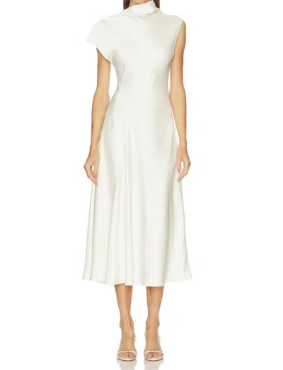Camila Coelho Ondina Midi Dress In Ivory In Multi