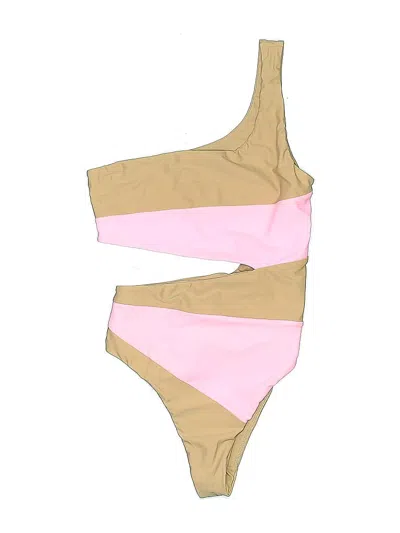 Pre-owned Camila Coelho One Piece Swimsuit In Brown