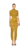 Camila Coelho Rocio Midi Dress In Gold