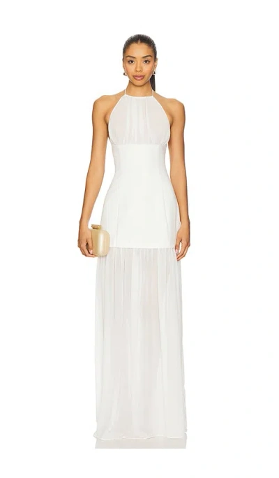 Camila Coelho Roquel Maxi Dress In White