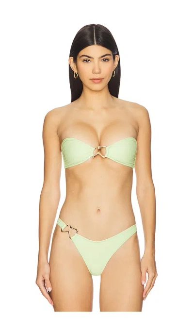 Camila Coelho Rya Top In Green