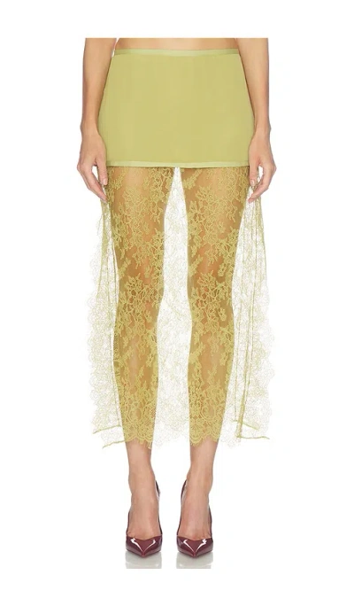 Camila Coelho Sabrina Midi Skirt In Multi