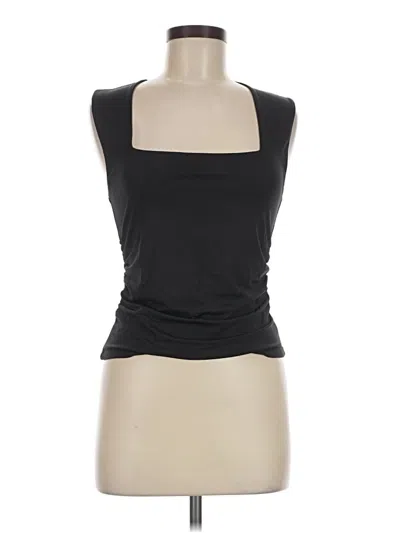 Pre-owned Camila Coelho Sleeveless Top Black Strapless Neckline Tops