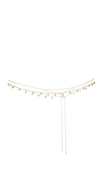 Camila Coelho Sofia Belly Chain In Gold
