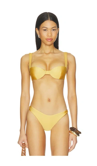 Camila Coelho Solano Top In Yellow