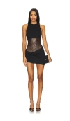 Camila Coelho Soraia Mini Dress In 블랙