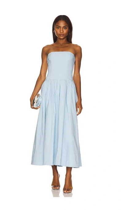 Camila Coelho Tomasia Midi Dress In Blue