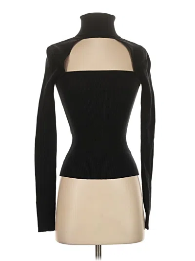 Pre-owned Camila Coelho Turtleneck Sweater In Black