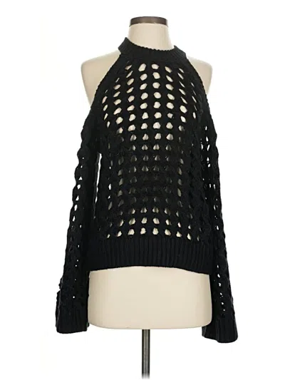 Pre-owned Camila Coelho Turtleneck Sweater In Black